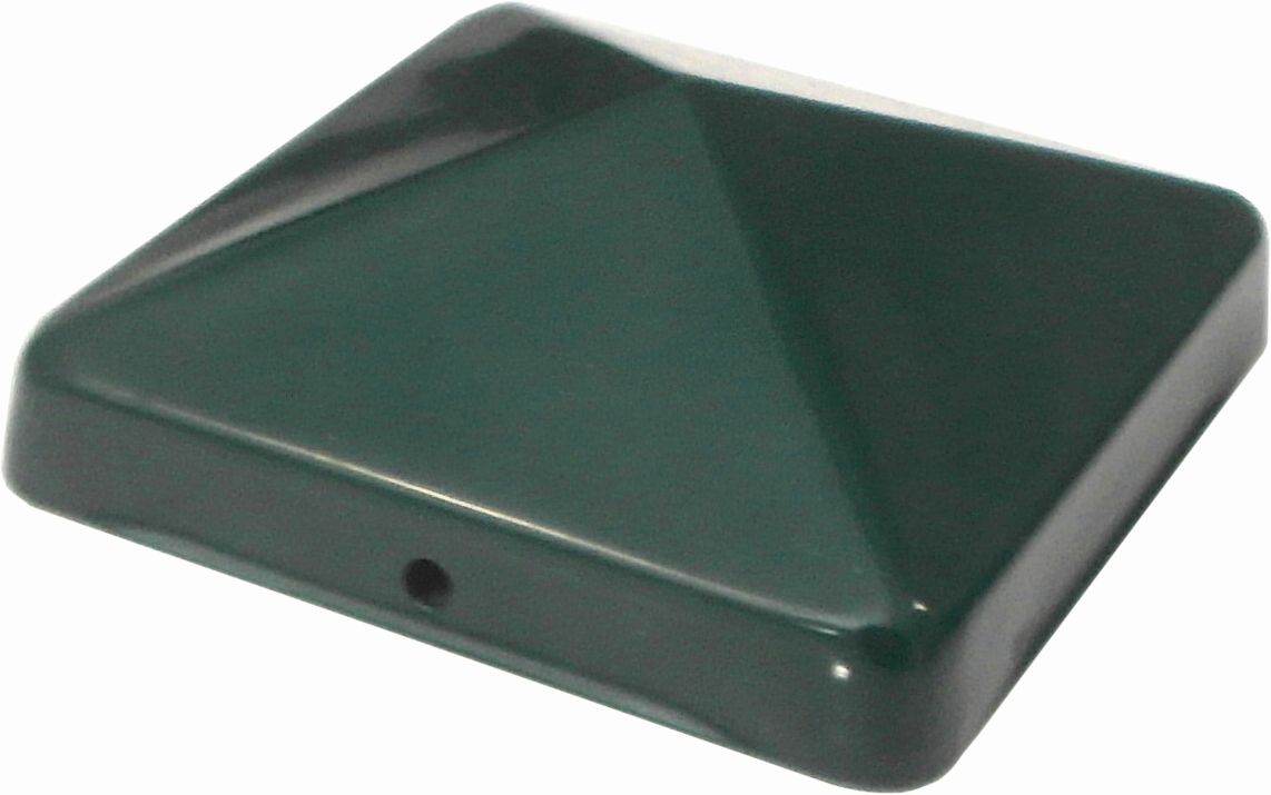 Pfostenkappe (91x91, flach, grün)