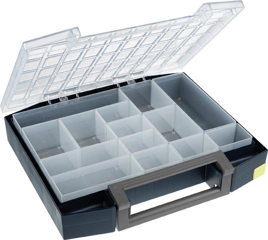 Raaco Sortimentskoffer Polycarbonat boxxser 80 5x10-14 blau