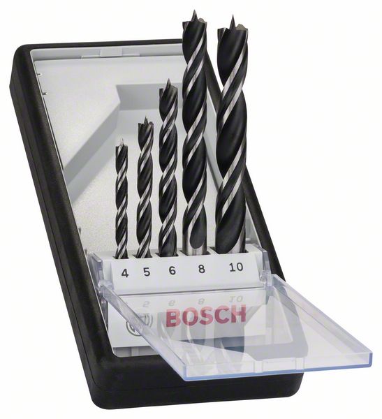 Bosch Holzbohrer-Set RobustLine 4,0-10,0mm (5-tlg.)