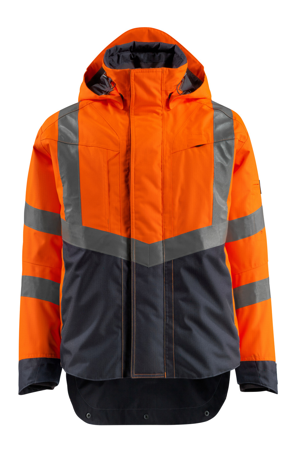 MASCOT Harlow SAFE SUPREME Hard Shell Jacke hi-vis orange/schwarzblau L