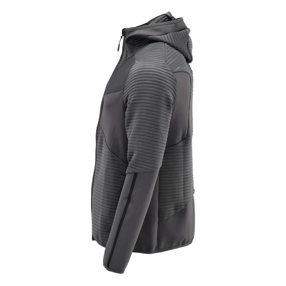 MASCOT CUSTOMIZED Fleece Kapuzensweatshirt mit Reißverschluss anthrazitgrau L