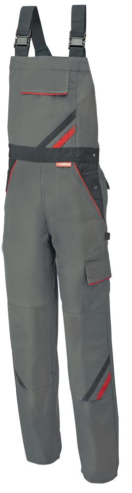 Planam Latzhose Highline, Gr.52,schiefer/schwarz