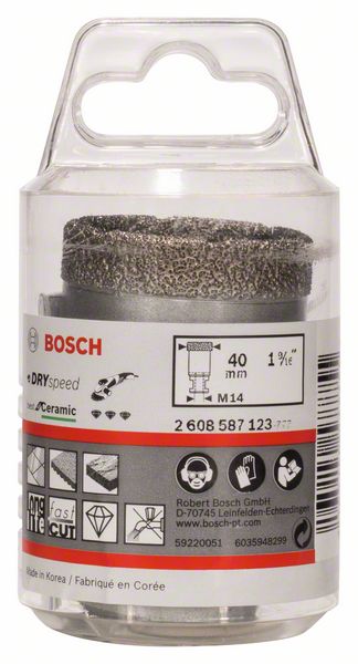 Bosch Diamanttrockenbohrer Dry Speed 40,0mm