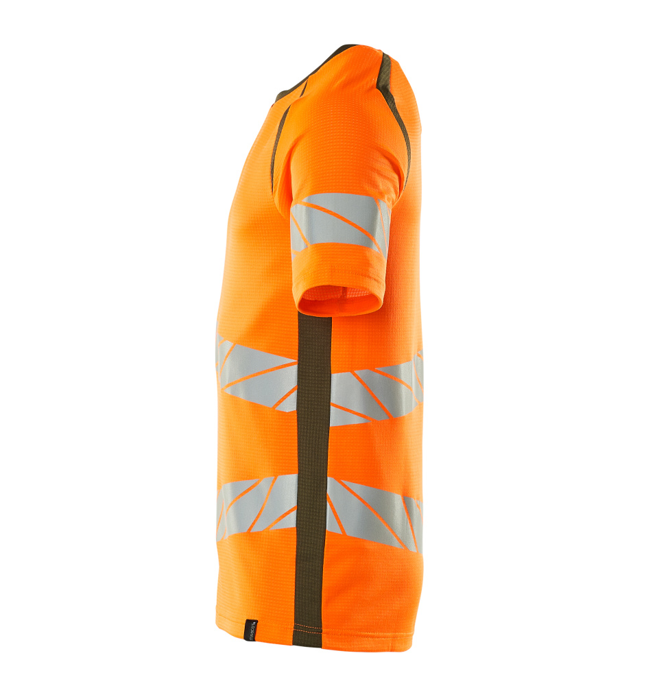 MASCOT ACCELERATE SAFE T-Shirt hi-vis orange/moosgrün S