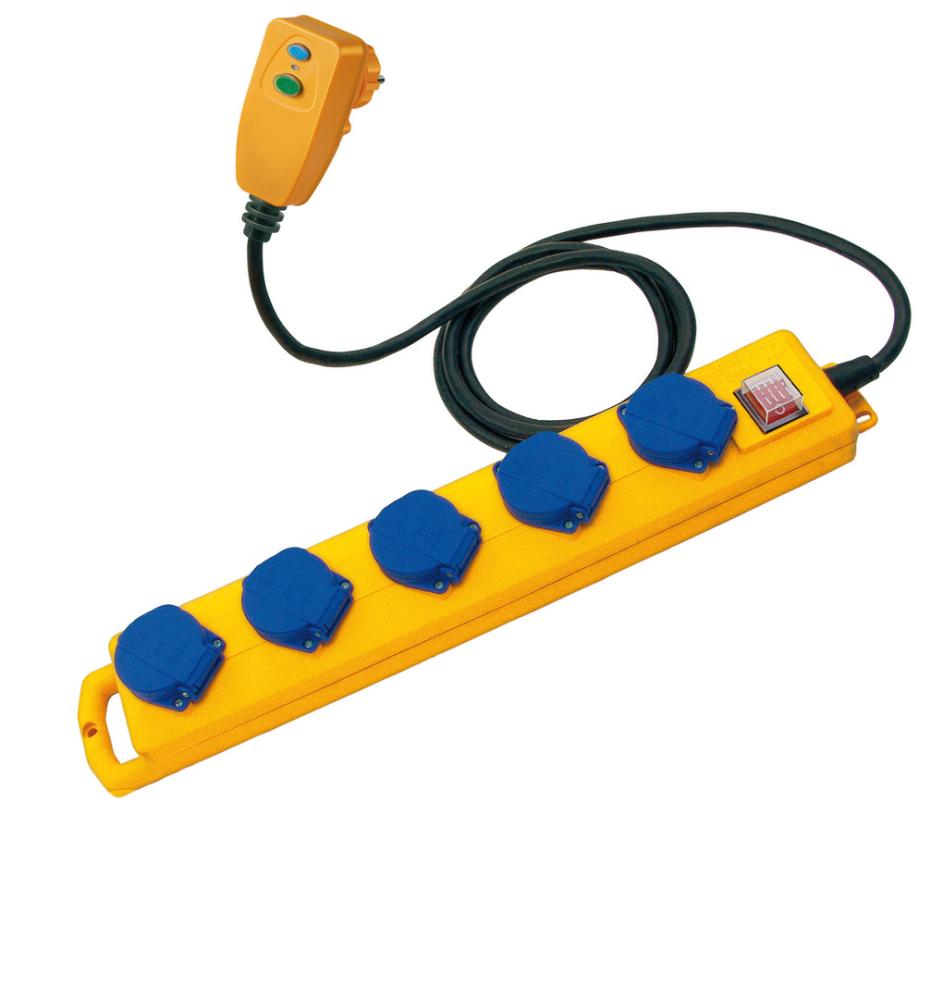 Brennenstuhl Steckdosenleiste 5-fach H07RN-F3G1,5 5m Super-Solid SL 554 DE FI