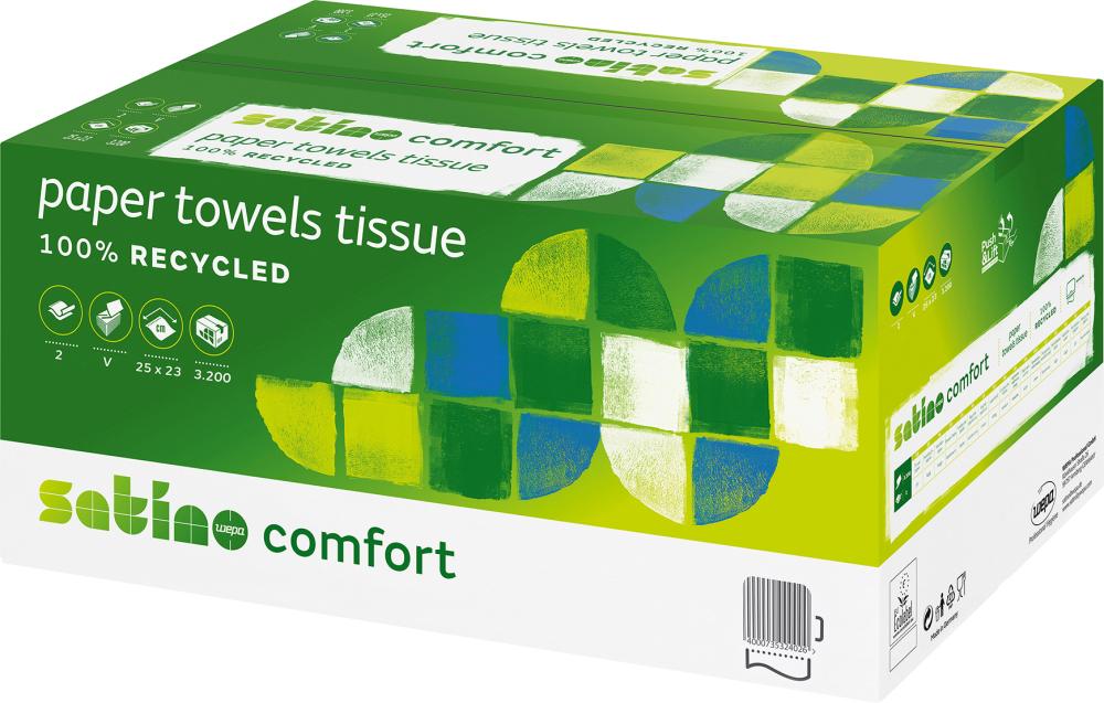 Wepa Handtuchpapier Comfort 3200 Blatt 25x23 cm