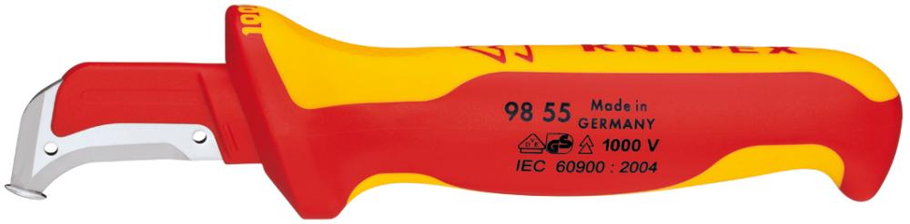 Knipex Kabelmantelmesser VDE 155mm mit Klinge 38mm