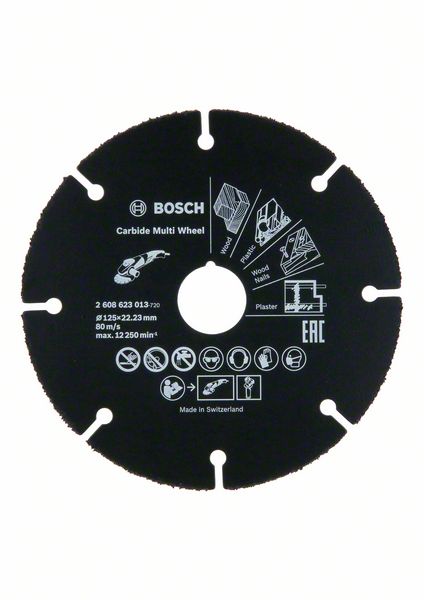 Bosch Trennscheibe Carbide Multi Wheel 125x1,0mm