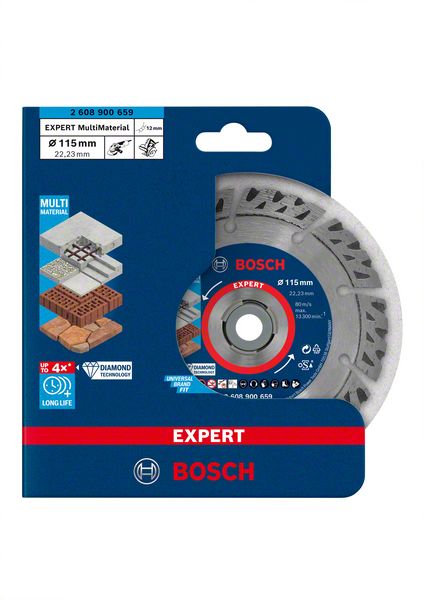 Bosch Diamanttrennscheibe Expert Multi Material 115x22,23x2,2x12mm