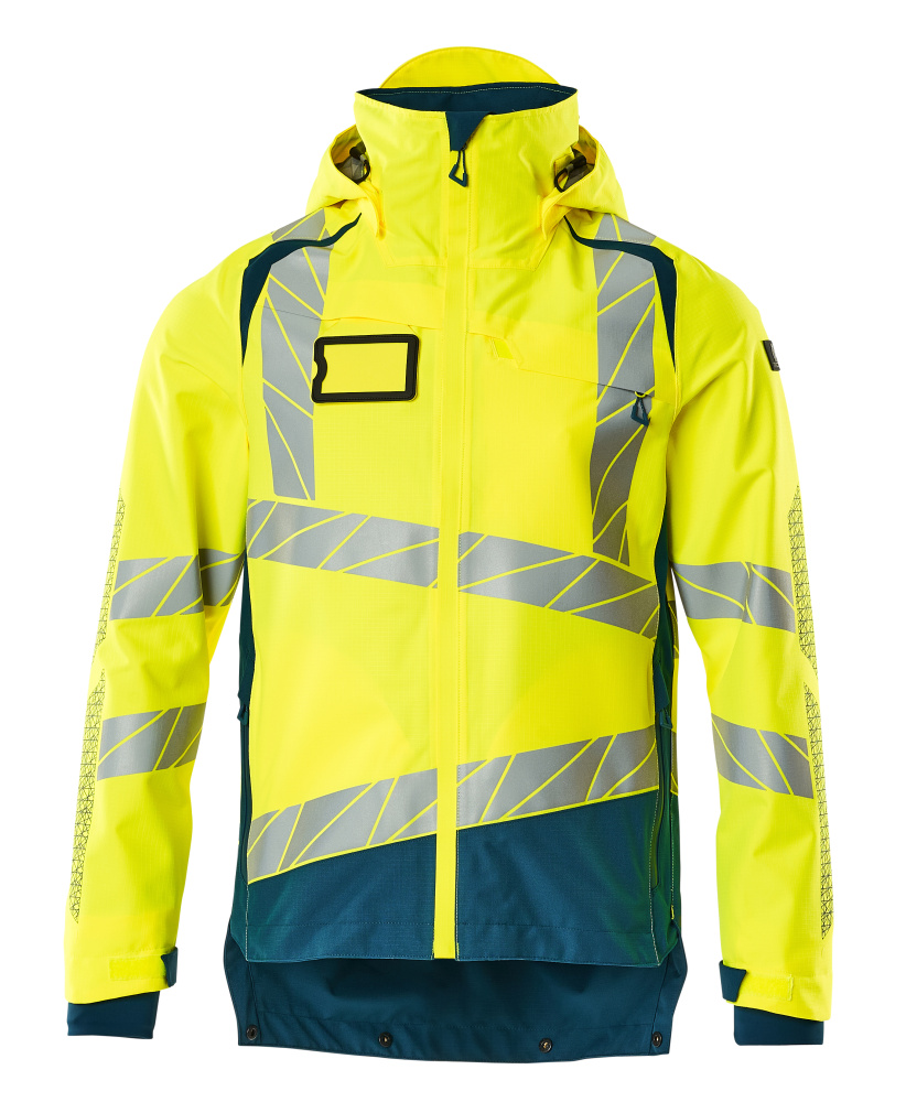 MASCOT ACCELERATE SAFE Hard Shell Jacke hi-vis gelb/dunkelpetroleum L