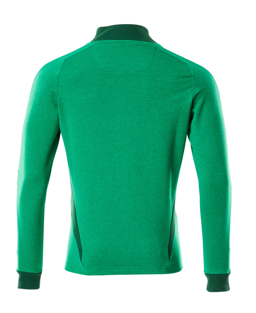 MASCOT ACCELERATE Sweatshirt mit Reißverschluss grasgrün/grün S