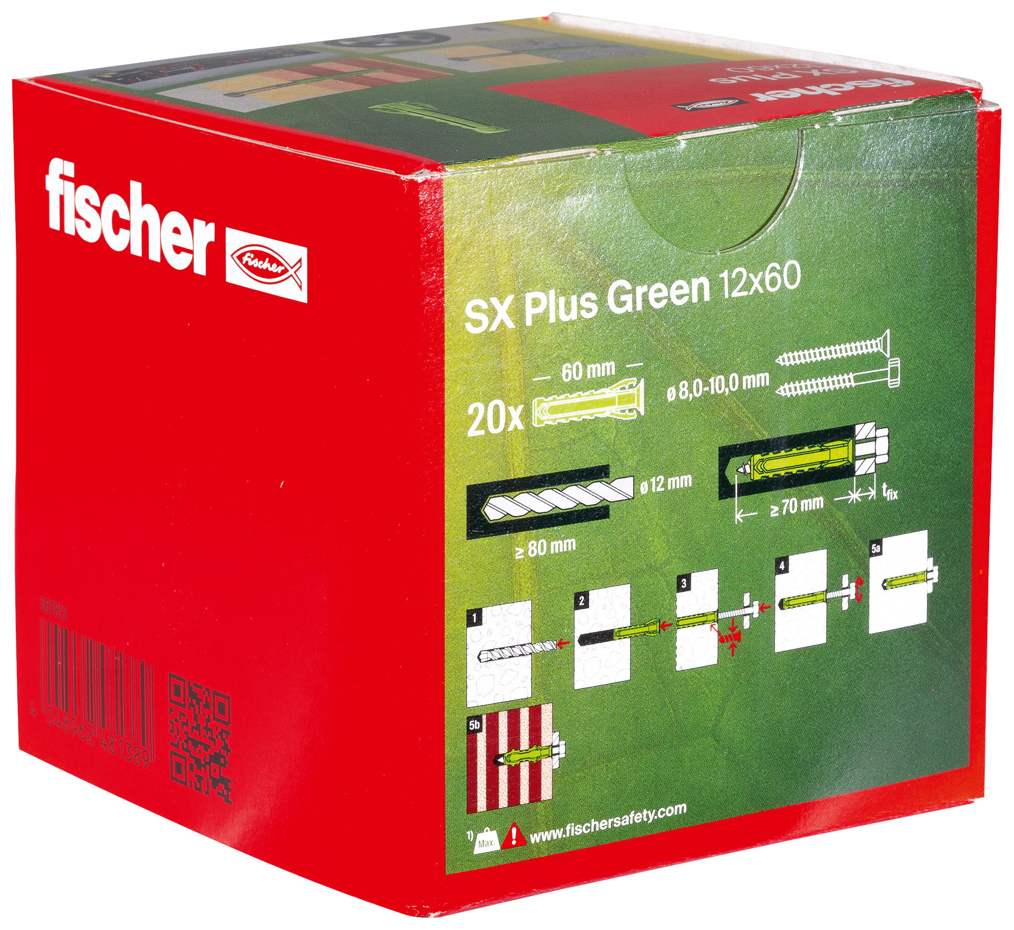fischer Spreizdübel SX Plus Green 12 x 60