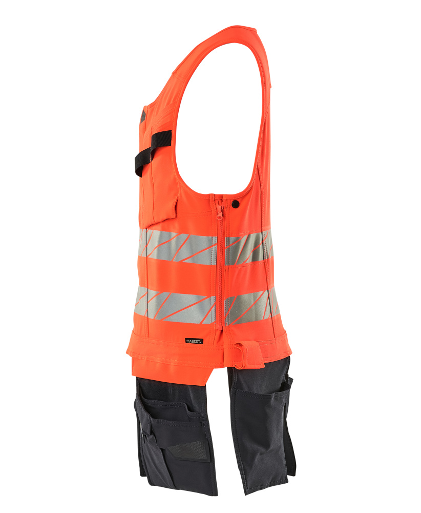 MASCOT ACCELERATE SAFE Werkzeugweste hi-vis rot/schwarzblau L