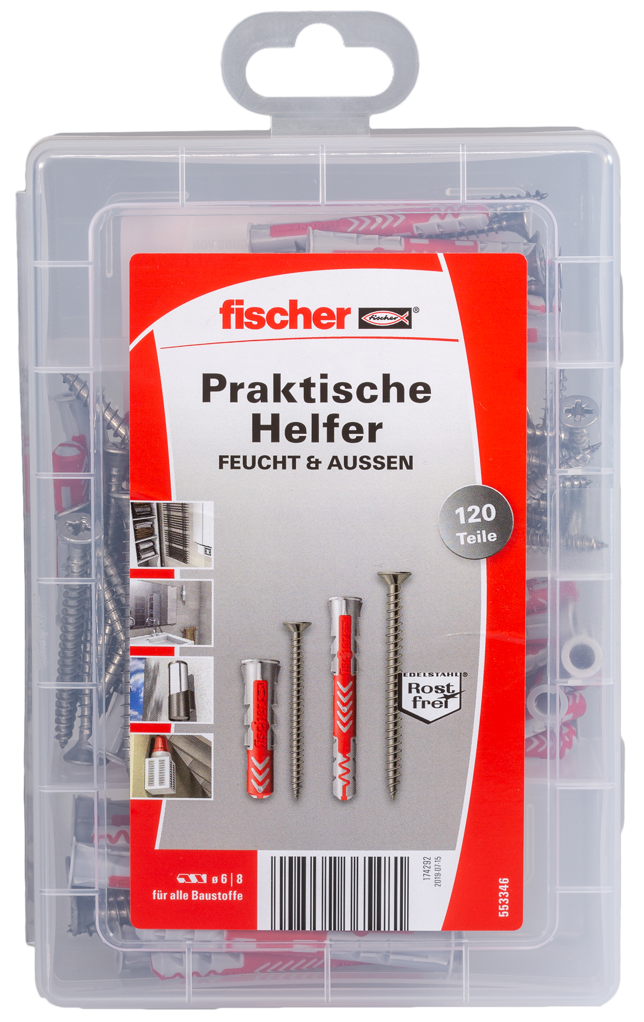 fischer Praktische Helfer Feucht & Außen (120 Teile)