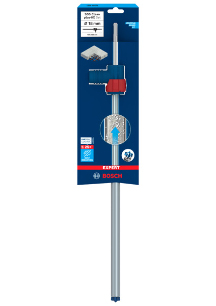 Bosch EXPERT SDS Clean plus-8X Hammerbohrer-Set 18 x 400 x 550