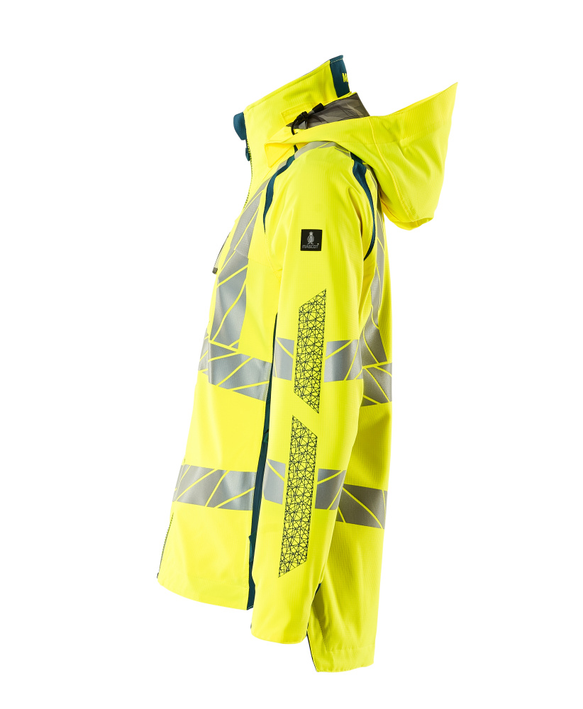 MASCOT ACCELERATE SAFE Hard Shell Jacke hi-vis gelb/dunkelpetroleum S