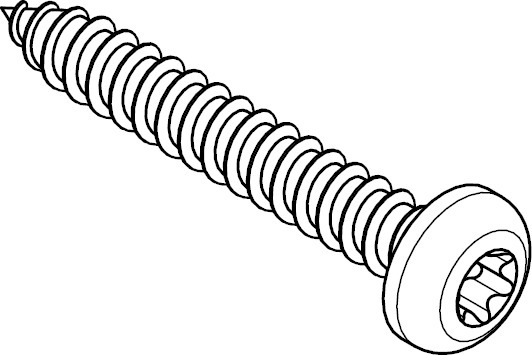 DIN7981-C-T Stahl galvanisch verzinkt 5,5x45 Linsen-Blechschrauben