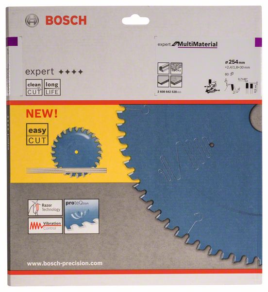Bosch Kreissägeblatt ExpertMultiMaterial 254x30x2,4