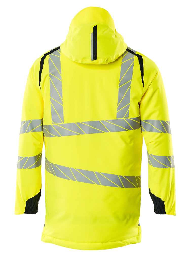 MASCOT ACCELERATE SAFE Parka hi-vis gelb/schwarzblau L