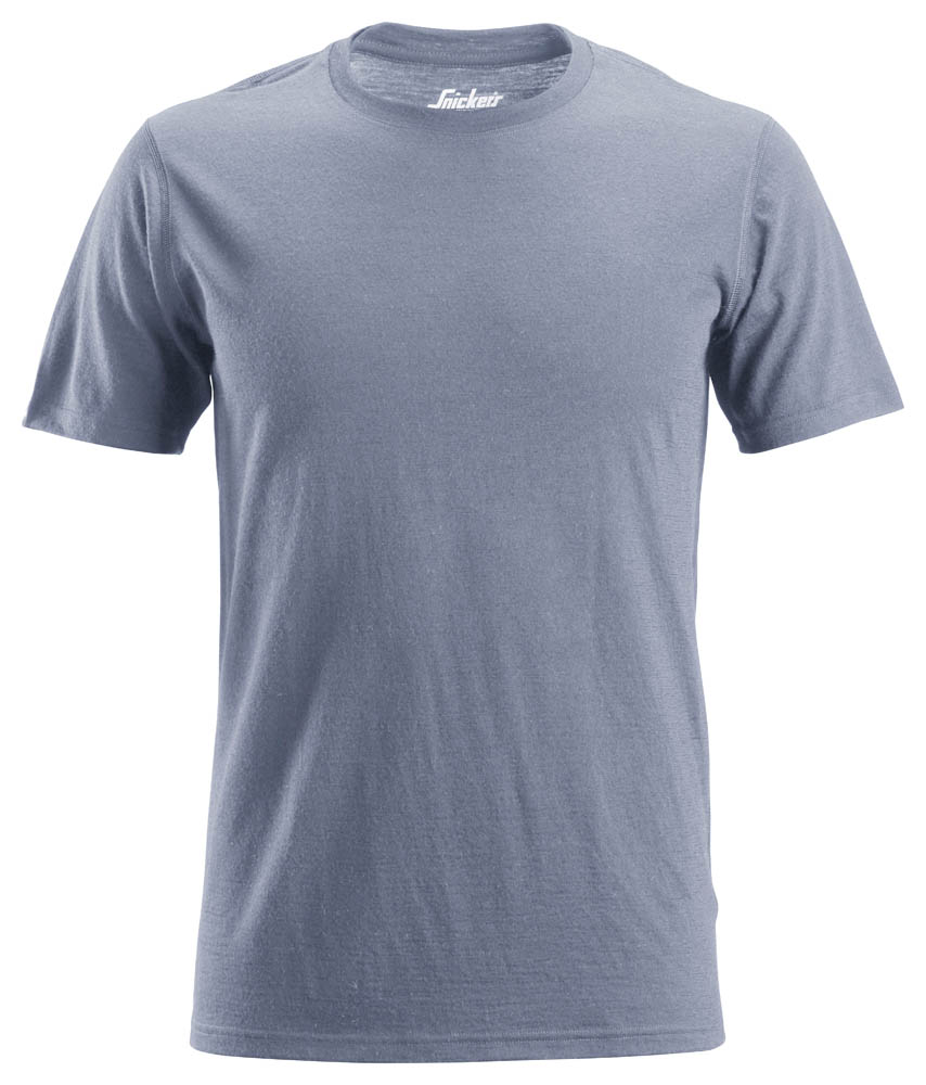 Snickers 2527 AllroundWork Wool T-Shirt blau