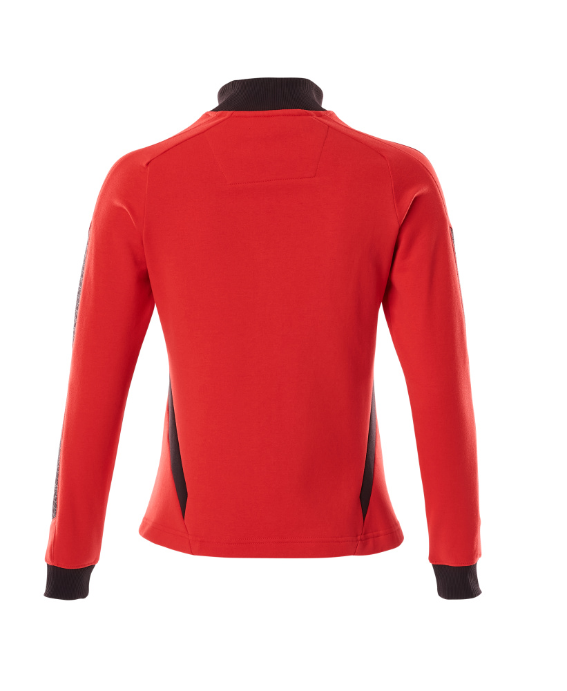 MASCOT ACCELERATE Sweatshirt mit Reißverschluss verkehrsrot/schwarz 5XL