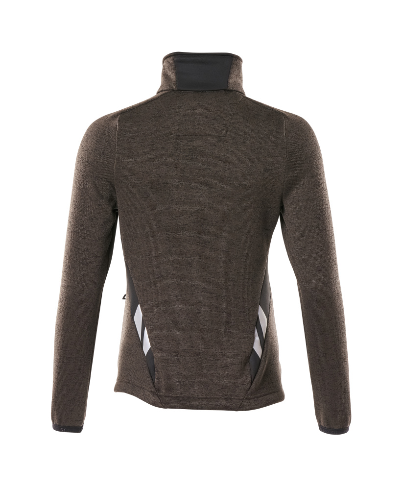 MASCOT ACCELERATE Strickpullover mit Reißverschluss dunkelanthrazit/schwarz 3XL