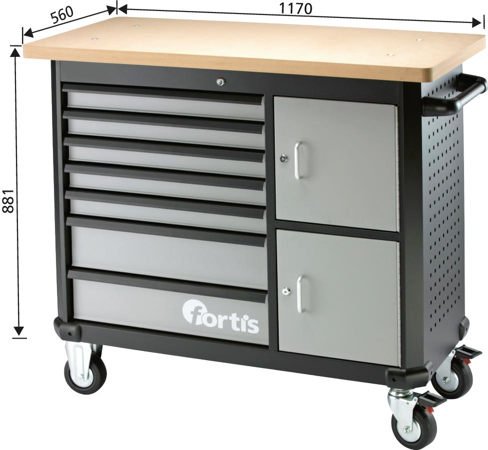 Fortis Rollwerkbank 1170x560x1060mm