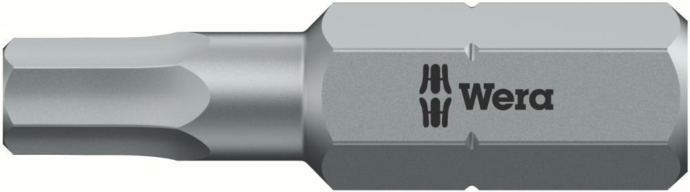 Wera Bit zähhart 1/4" DIN 3126 C6,3 Inbus 6 x 25mm
