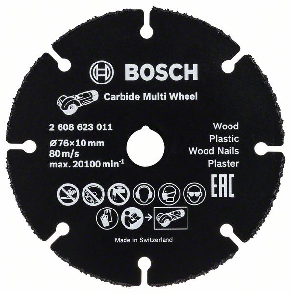 Bosch Trennscheibe Carbide Multi Wheel 76x1,0mm