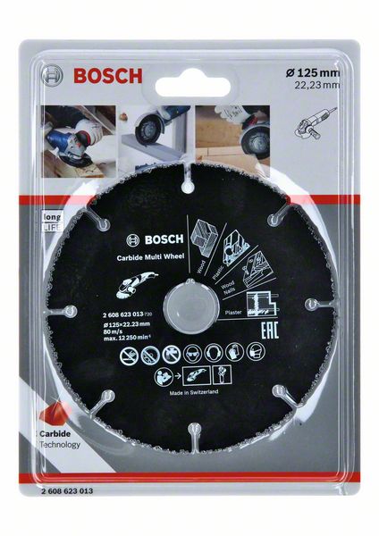 Bosch Trennscheibe Carbide Multi Wheel 125x1,0mm