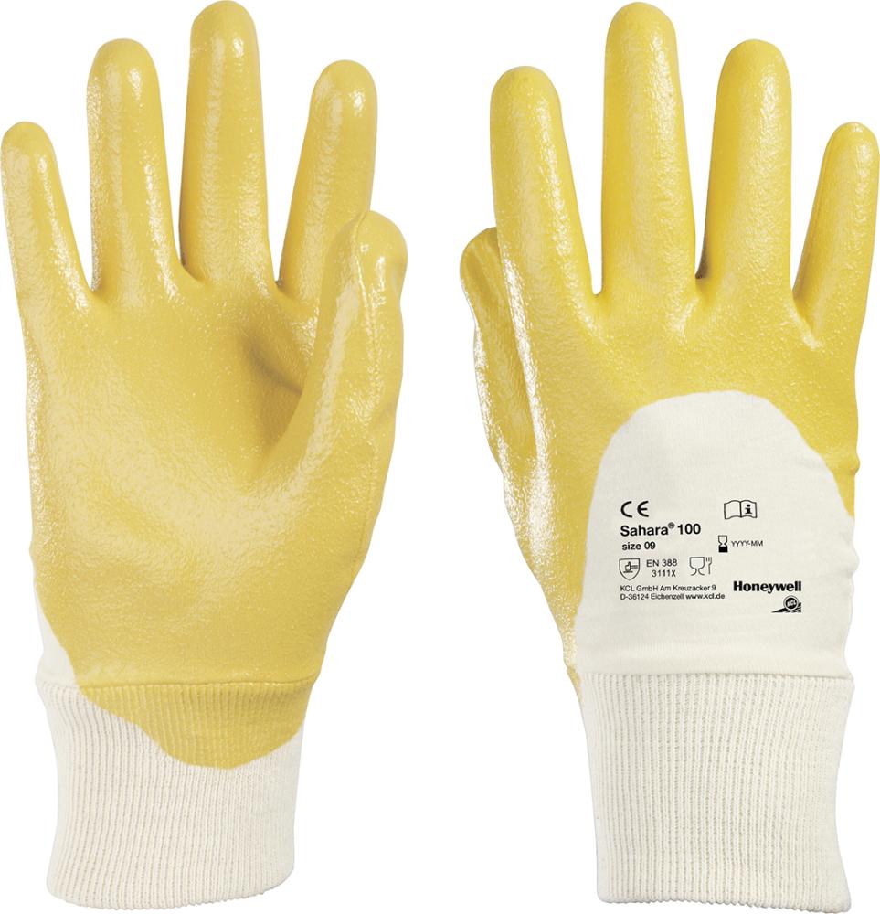 Handschuh Sahara 100 gelb Gr.8