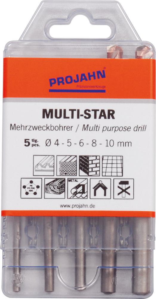 Projahn Mehrzweckbohrer Multistar Satz 5 teilig