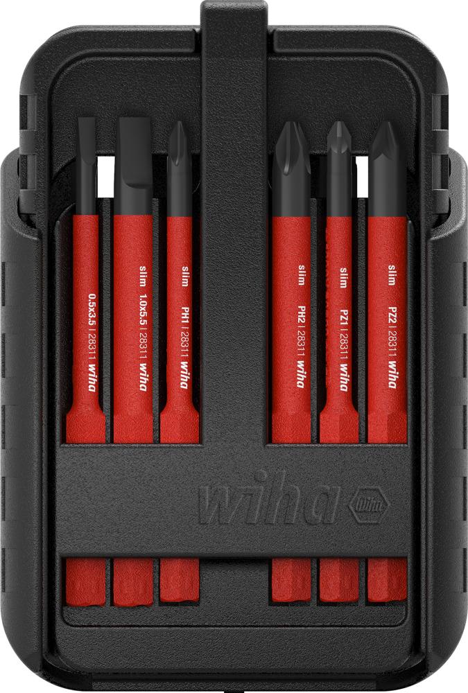 Wiha Wechselklingen-Satz VDE slimBit electric PH PZ XENO Schlitz 12-teilig