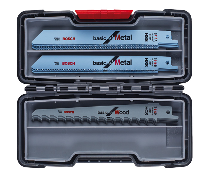 Bosch 15-tlg. Säbelsägeblatt-Set Wood and Metal Basic
