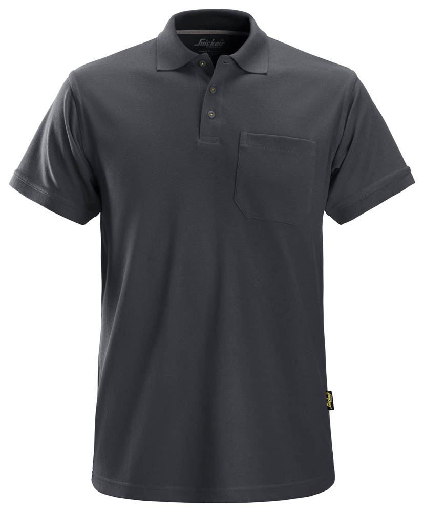 Snickers 2708 Klassisches Poloshirt grau