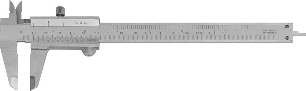 Forum Taschenmessschieber mit Feststellschraube 150mm rostfrei