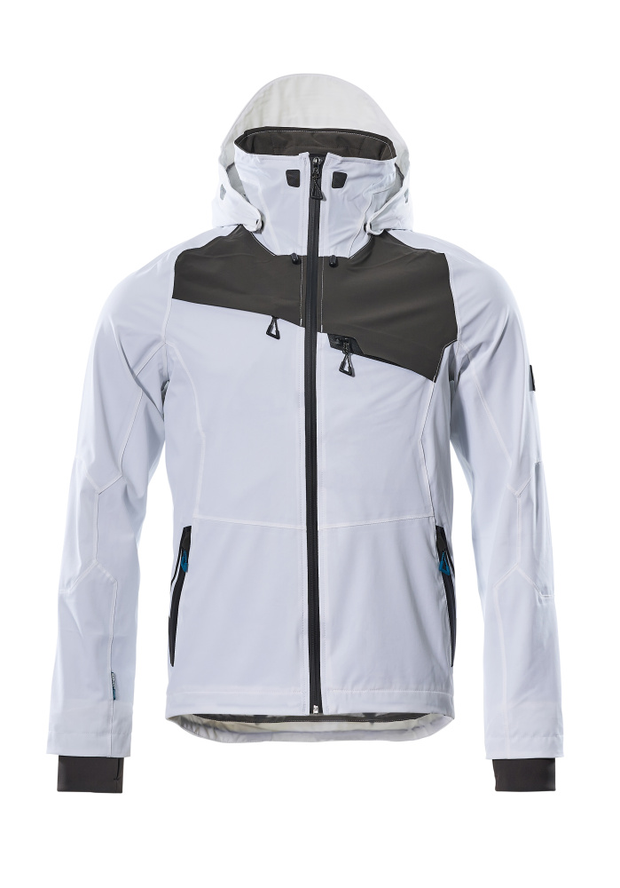 MASCOT ADVANCED Hard Shell Jacke weiß/dunkelanthrazit XXL
