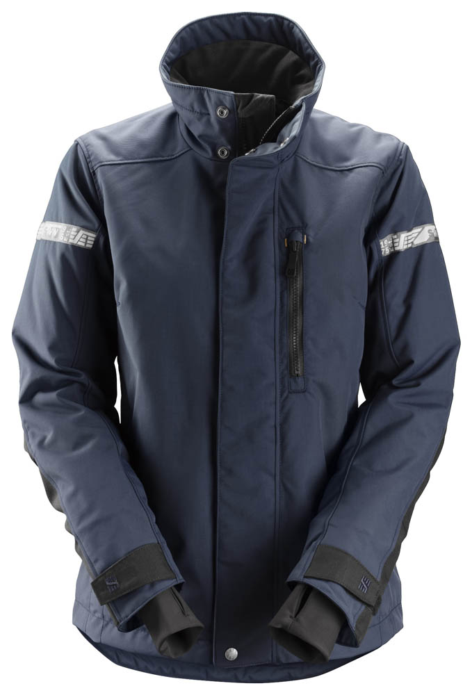 Snickers 1107 AllroundWork Damen 37.5® isolierte Arbeitsjacke blau-schwarz