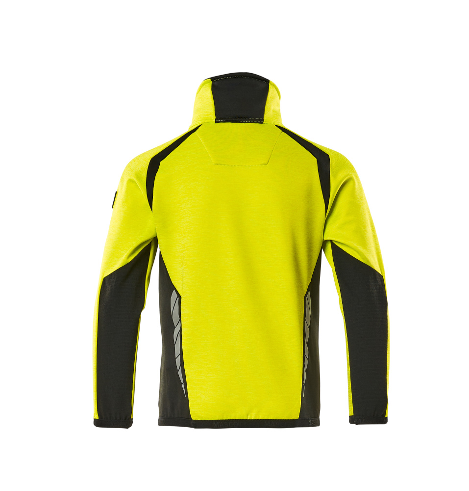 MASCOT ACCELERATE SAFE Fleecepullover für Kinder hi-vis gelb/schwarz 128