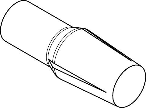 ISO8741 Stahl blank 3x10 mm Steckkerbstifte