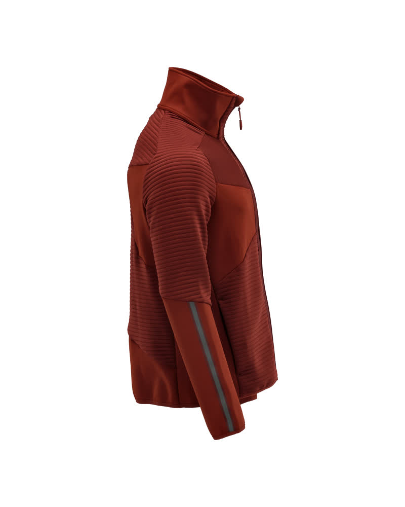 MASCOT CUSTOMIZED Fleecepullover mit Reißverschluss herbstrot M
