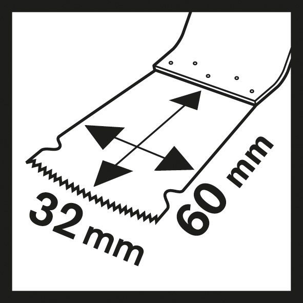 Bosch BIM Tauchsägeblatt PAIZ 32 APB, Wood and Metal, 60 x 32 mm, 1-er Pack