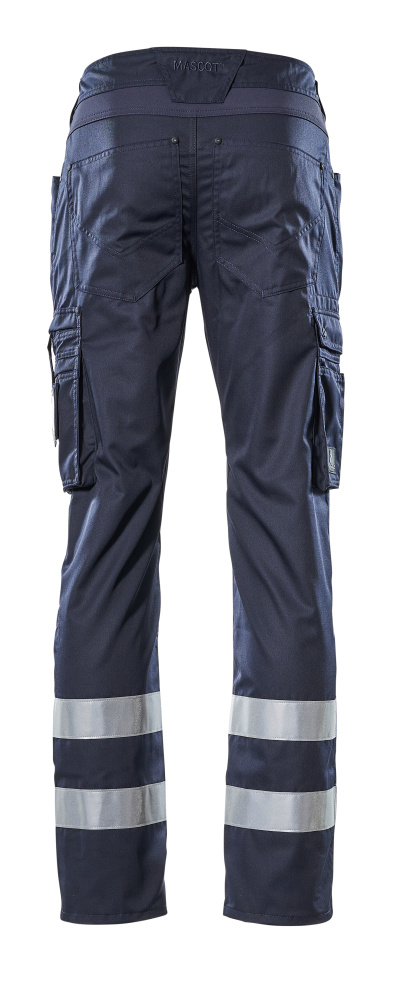 MASCOT Marseille FRONTLINE Hose mit Schenkeltaschen schwarzblau 60 lang