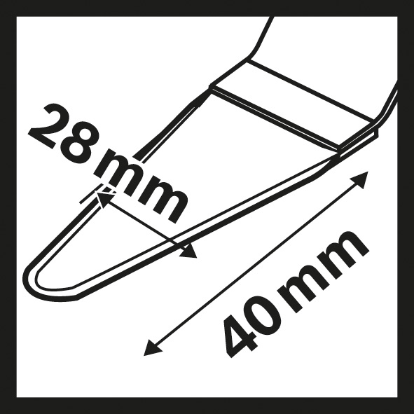 Bosch HCS Universalfugenschneider AIZ 28 SC, 40 x 28 mm, 5er-Pack