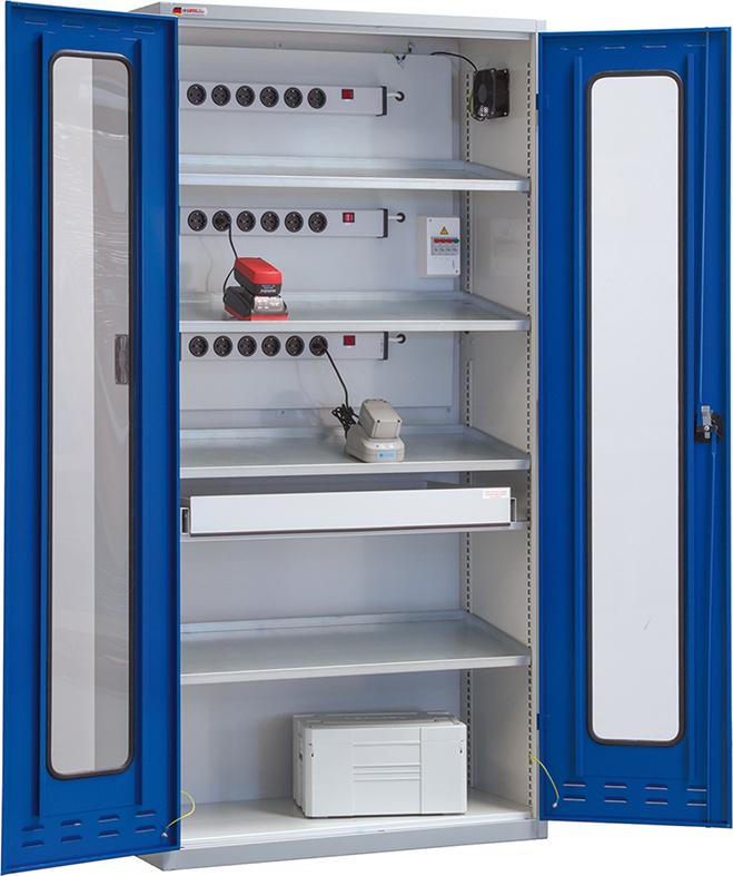 Akkuladeschrank HxBxT 2000 x 1000 x 490 mm