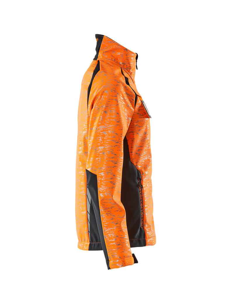 MASCOT ACCELERATE SAFE Softshell Jacke hi-vis orange/schwarzblau 3XL