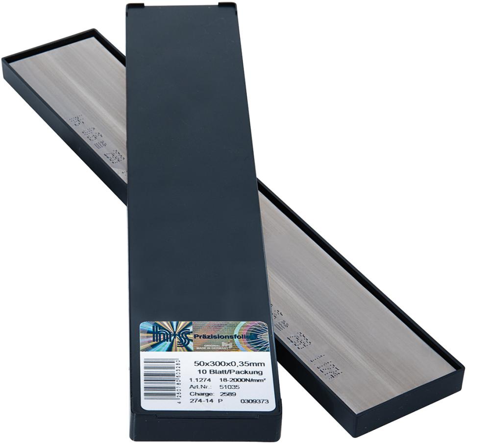 H+S Metallfolien Plattenware rostfrei 50x300x0,20mm 10Bl/P