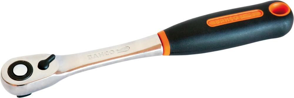 Bahco 1/2" Umschaltknarre mit schlankem Kopf und 72 Zähnen mit 5° Rückschwenkwinkel 8150SL