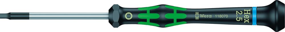 Wera Elektronik- Schraubendreher Innensechskant 2,5mm