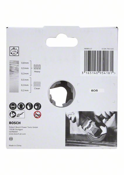 Bosch Scheibenbürste Clean for Metal X-LOCK 115x0,3mm